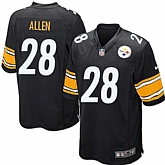 Nike Men & Women & Youth Steelers #28 Allen Black Team Color Game Jersey,baseball caps,new era cap wholesale,wholesale hats
